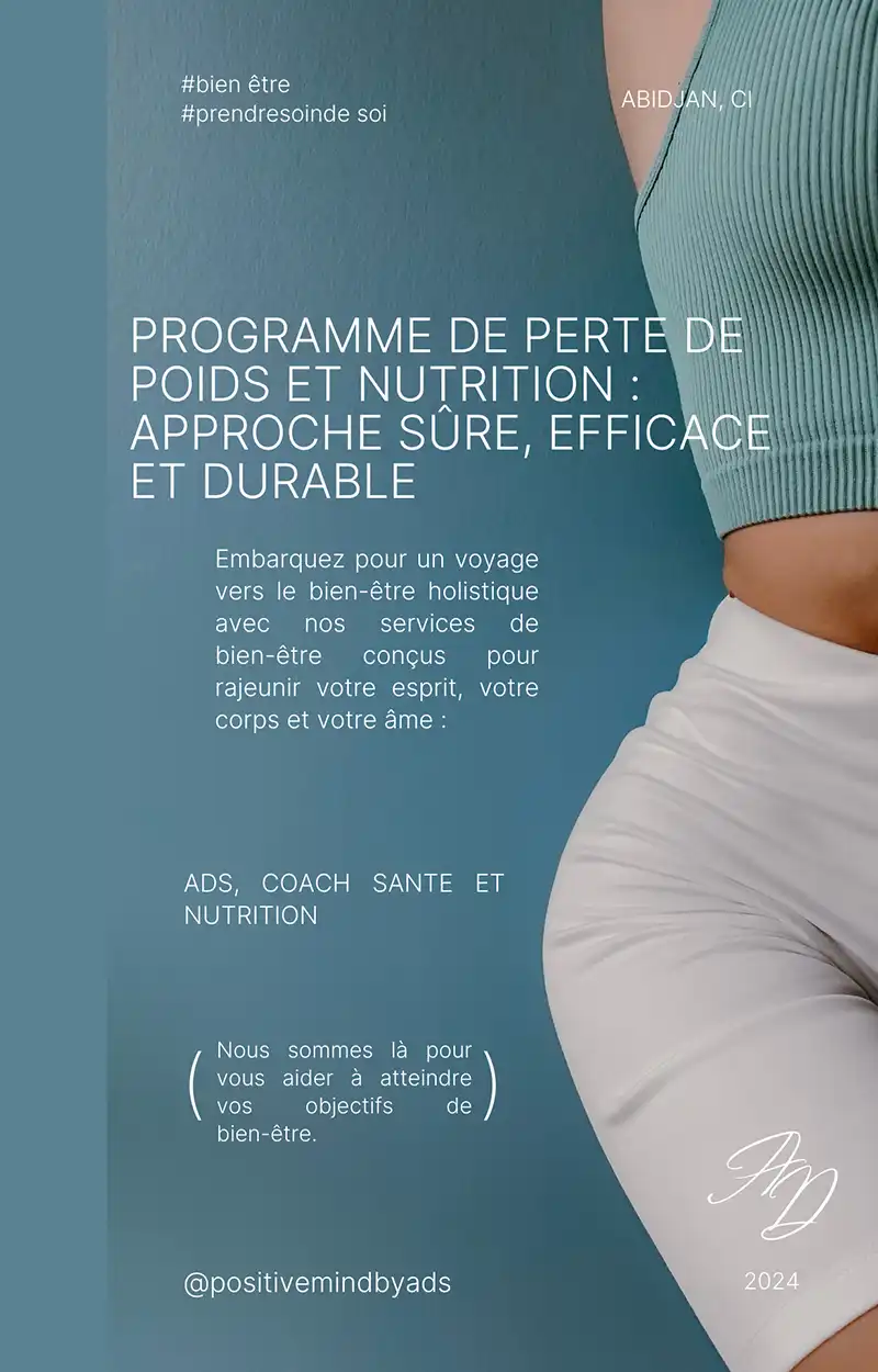 Programme de perte de poids et nutrition : approche sûre, efficace et durable
